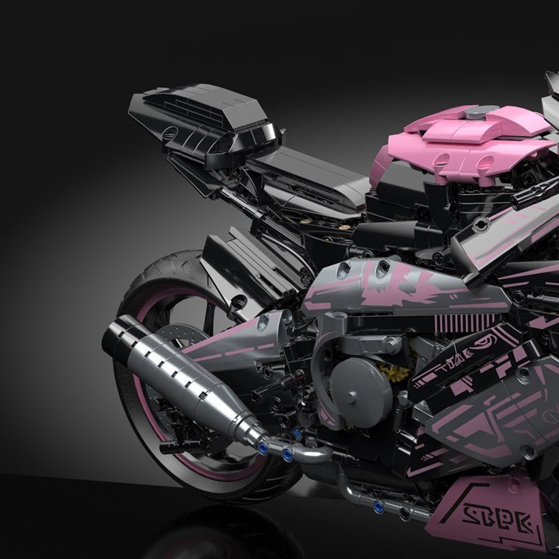 Pink Cyberpunk Superbike | 2000pcs - Power Brickz