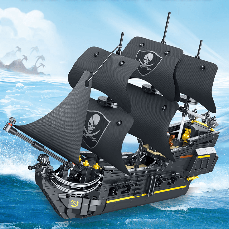 Pirate Ship - Building Set | Power Brickz