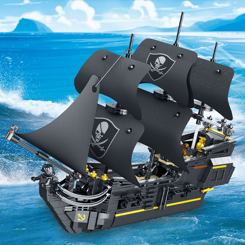 Pirate Ship - Building Set | Power Brickz