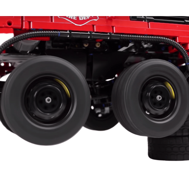 Pneumatic Airport Rescue Truck - Building Blocks Set | Power Brickz