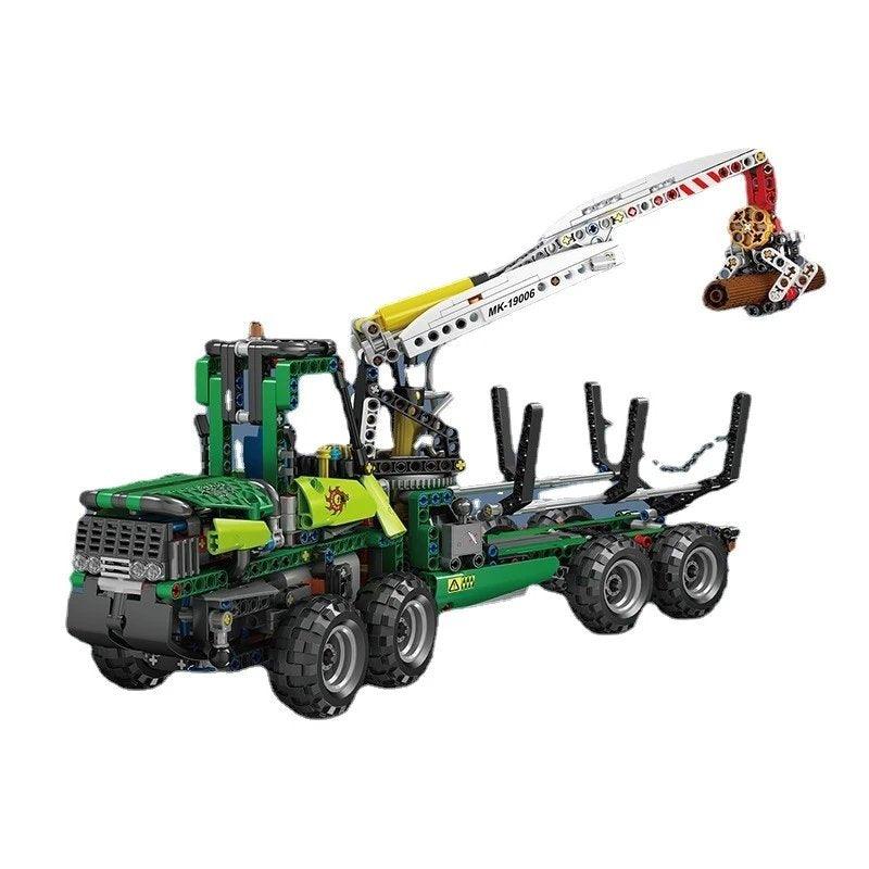 Pneumatic Forestry Harvester - Building Set | Power Brickz