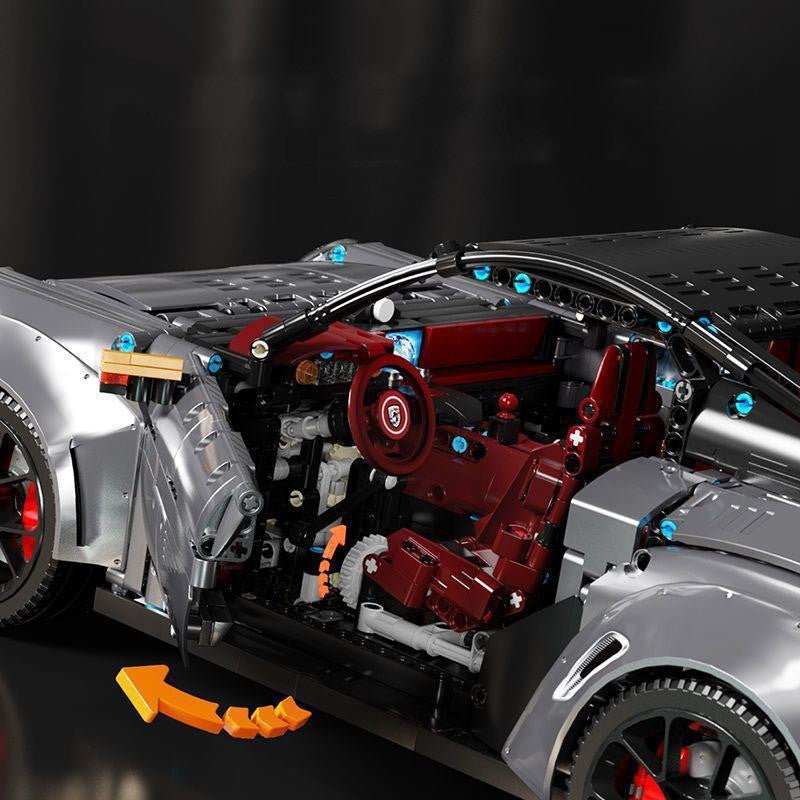 Twin-TurboGT2 Track Coupe - Building Blocks Set | Power Brickz