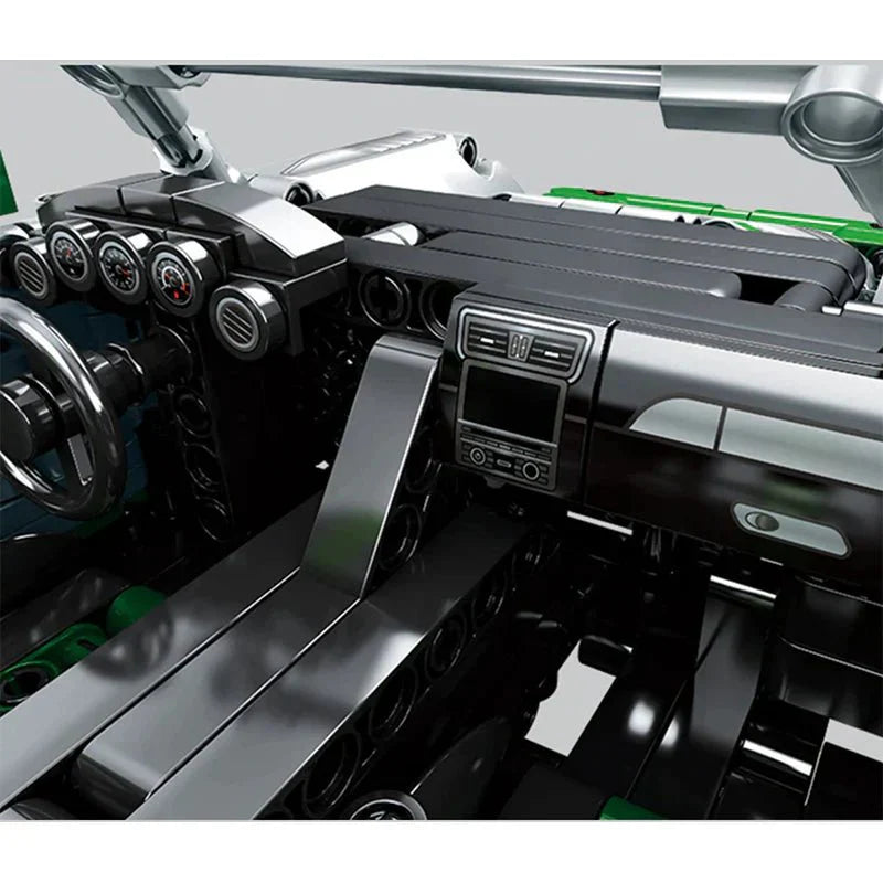 RC Open-Top Sports Car - Building Blocks Set | Power Brickz