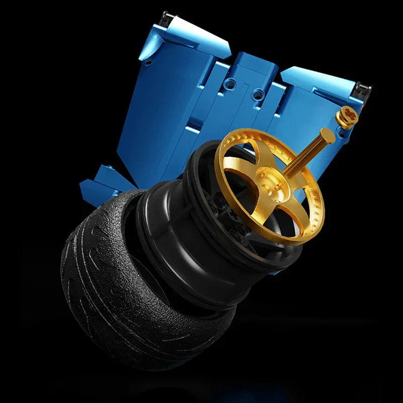 WidebodyRWB Blue - Building Blocks Set | Power Brickz