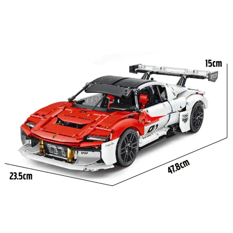 Electric GT Concept Racer - Building Blocks Set | Power Brickz