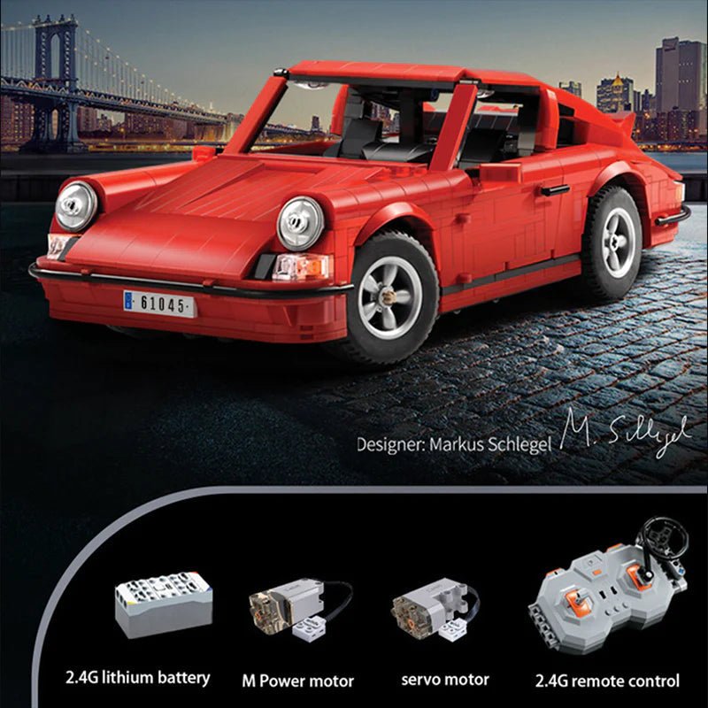 ClassicSports Car - Building Blocks Set | Power Brickz