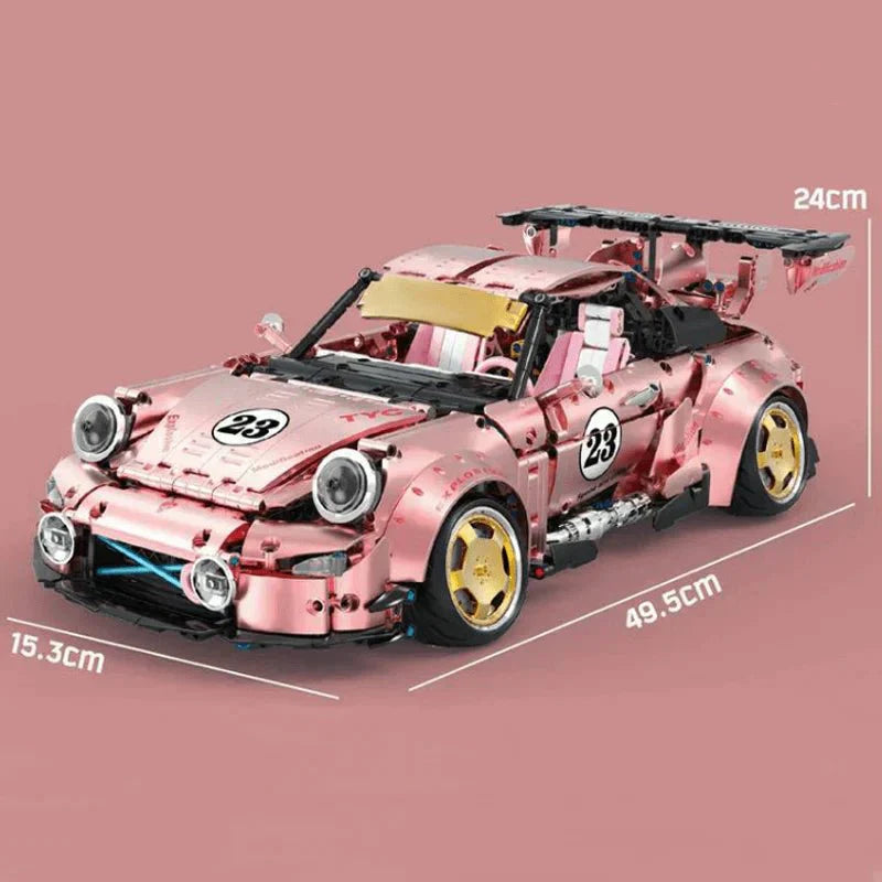 WidebodyAir-Cooled Pink - Building Blocks Set | Power Brickz