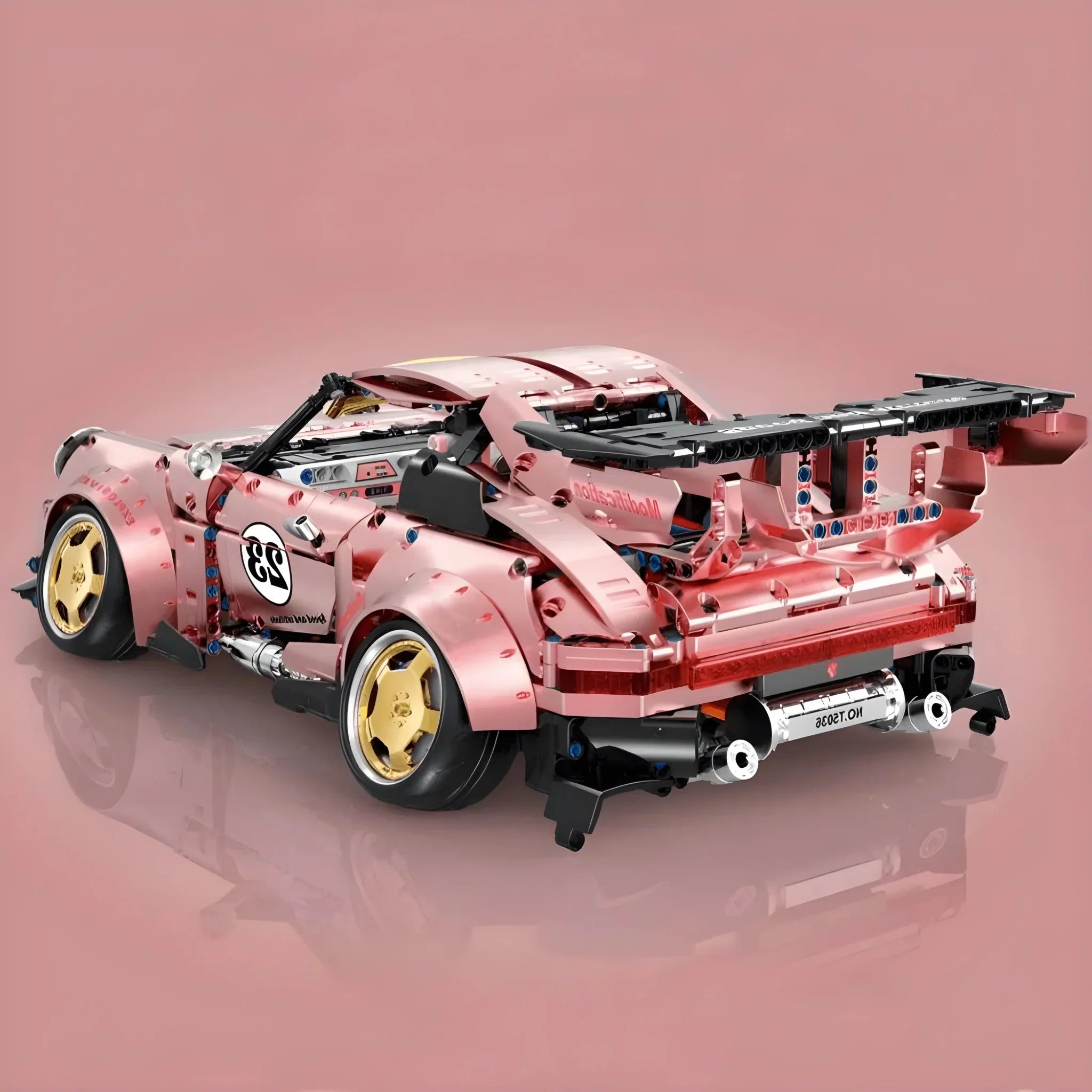WidebodyAir-Cooled Pink - Building Blocks Set | Power Brickz