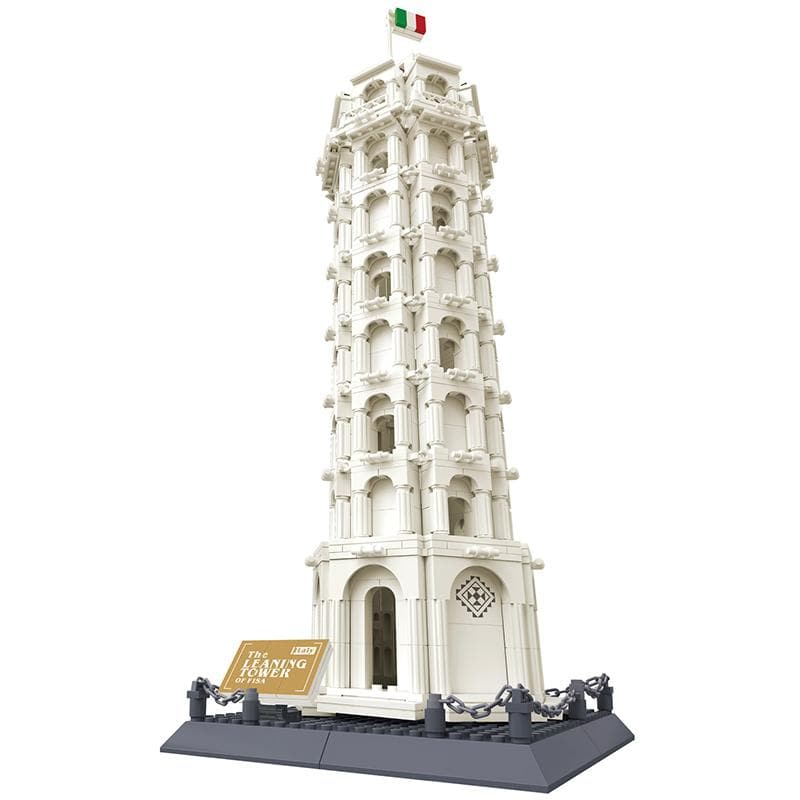 Leaning Tower of Pisa - Building Blocks Set | Power Brickz