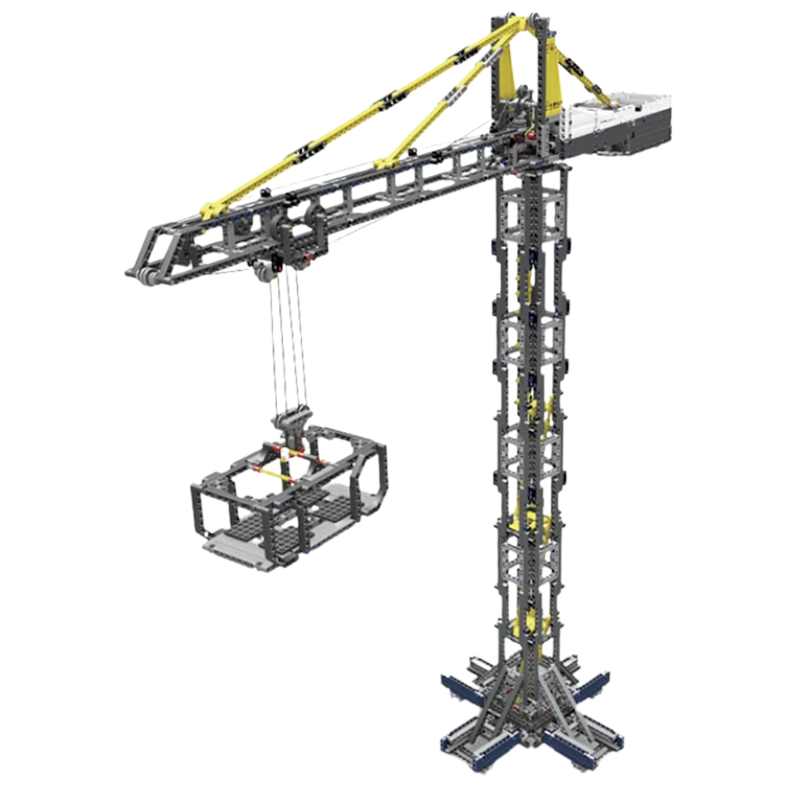 Tower Crane Remote Control - Building Blocks Set | Power Brickz