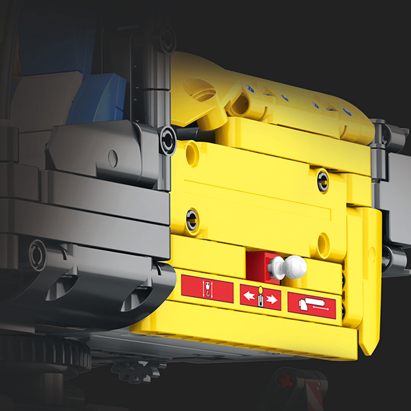 Crane Truck Remote Control - Building Blocks Set | Power Brickz