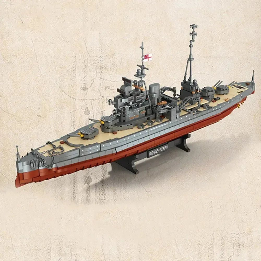 Queen Elizabeth Class Battleship Military | 2277pcs - Power Brickz