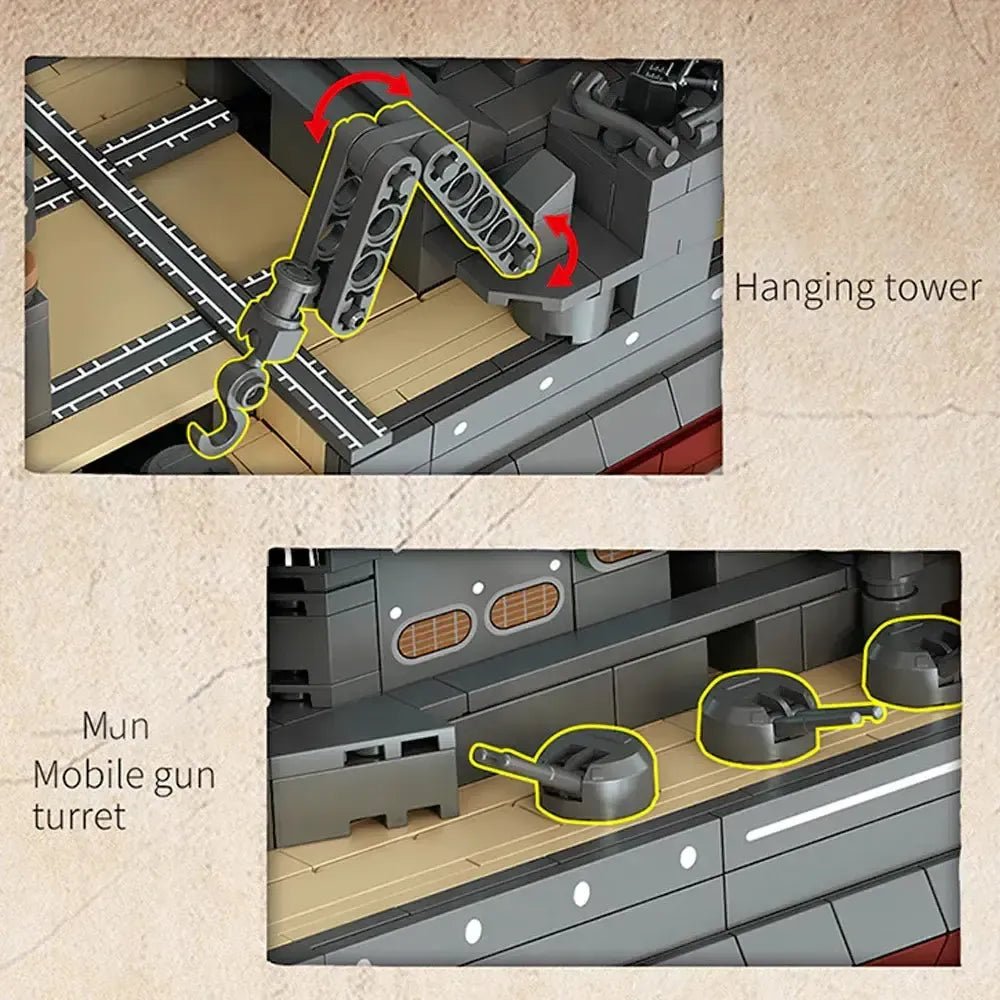 Queen Elizabeth Class Battleship Military | 2277pcs - Power Brickz