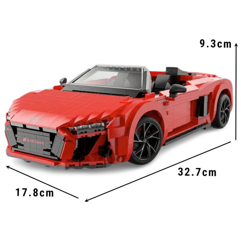 Audi R8 Spyder - Building Blocks Set | Power Brickz