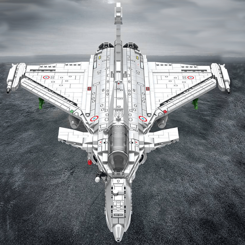Rafale Fighter - Building Set | Power Brickz