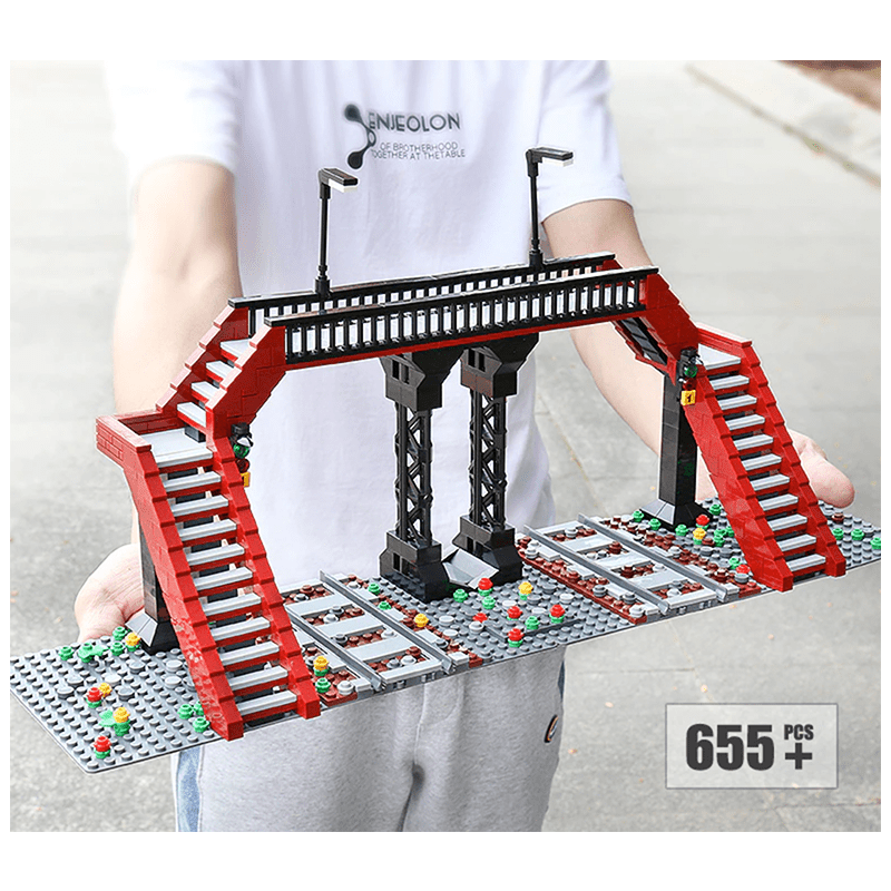 Railway Crossing - Building Set | Power Brickz