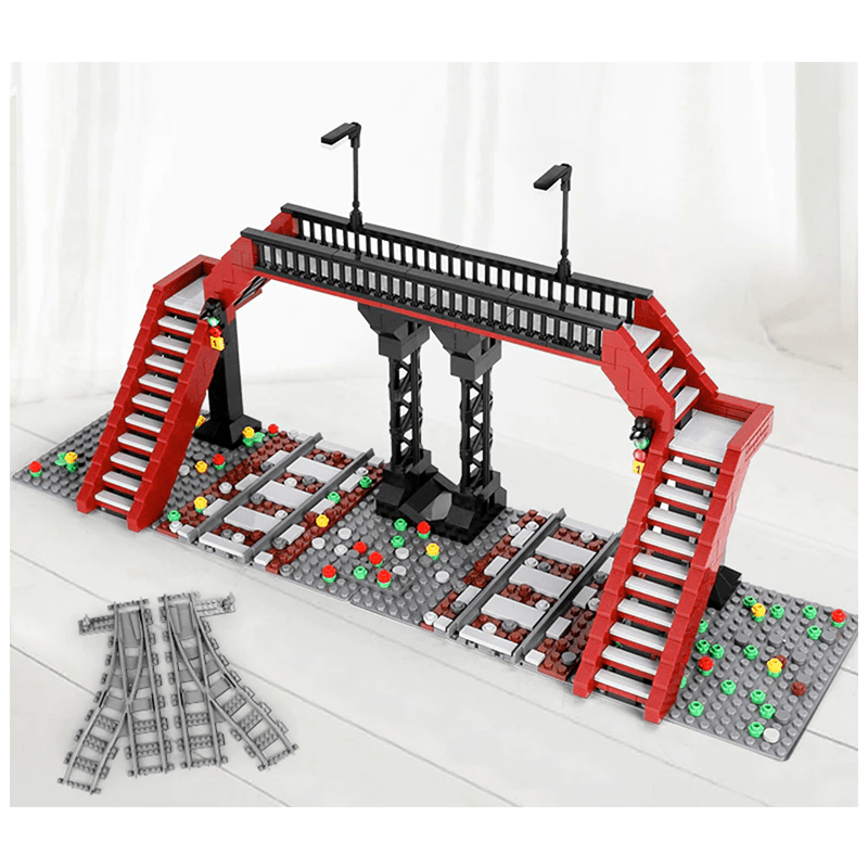 Railway Crossing - Building Set | Power Brickz
