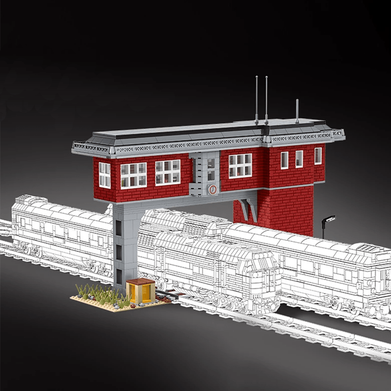 Railway Signal Station - Building Set | Power Brickz