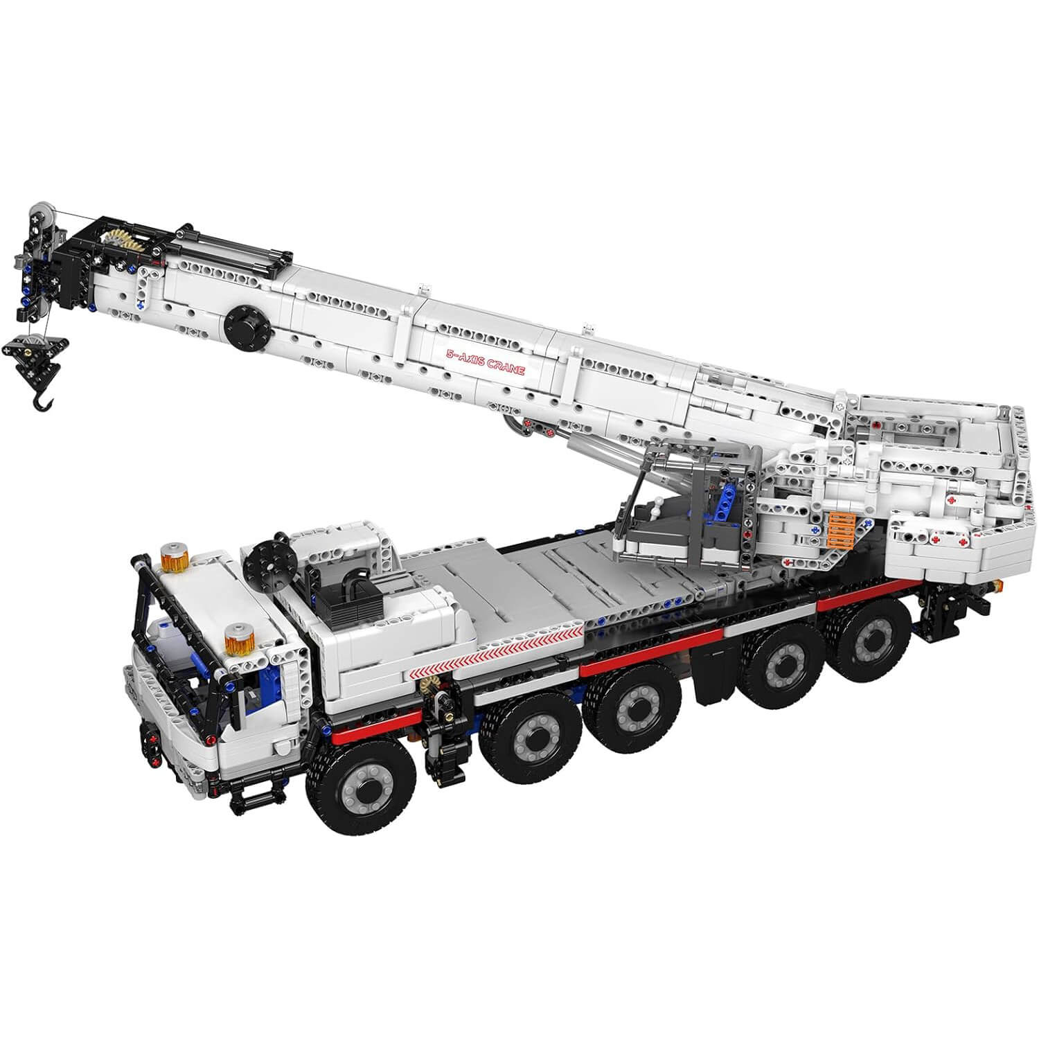 RC All-Terrain Crane Truck - Building Blocks Set | Power Brickz