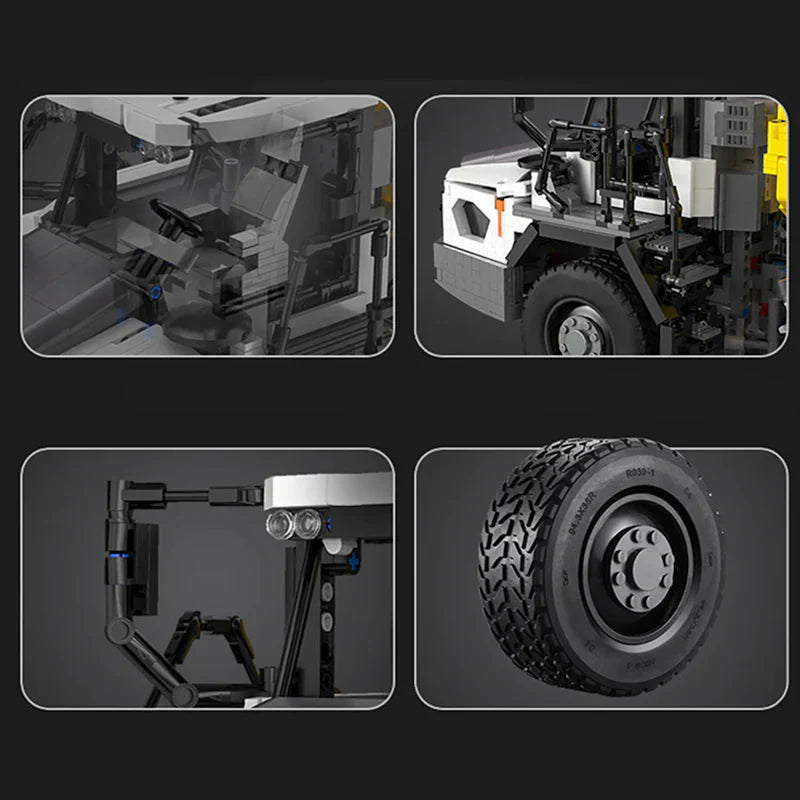 RC Articulated Dump Truck - Building Blocks Set | Power Brickz