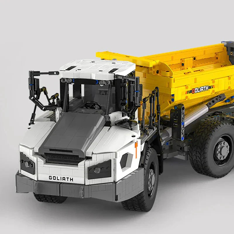 RC Articulated Dump Truck - Building Blocks Set | Power Brickz