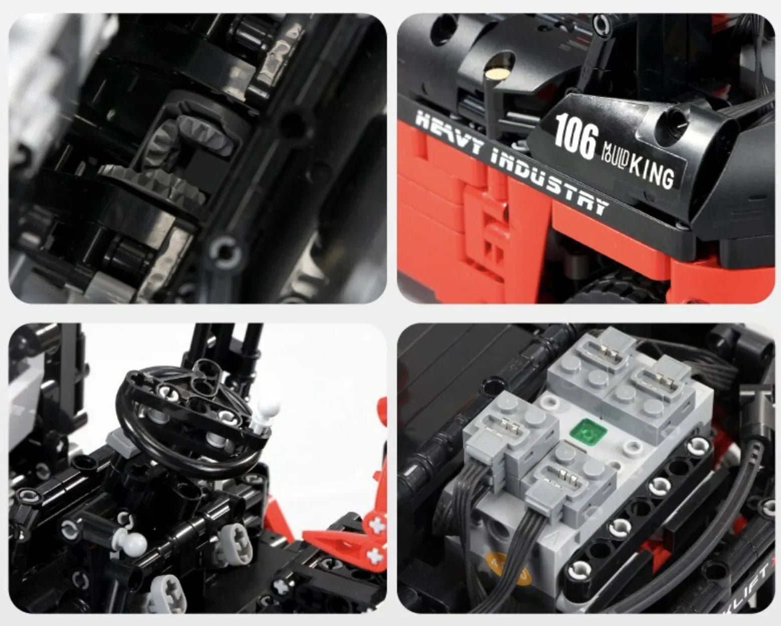 RC Industrial Forklift - Building Set | Power Brickz