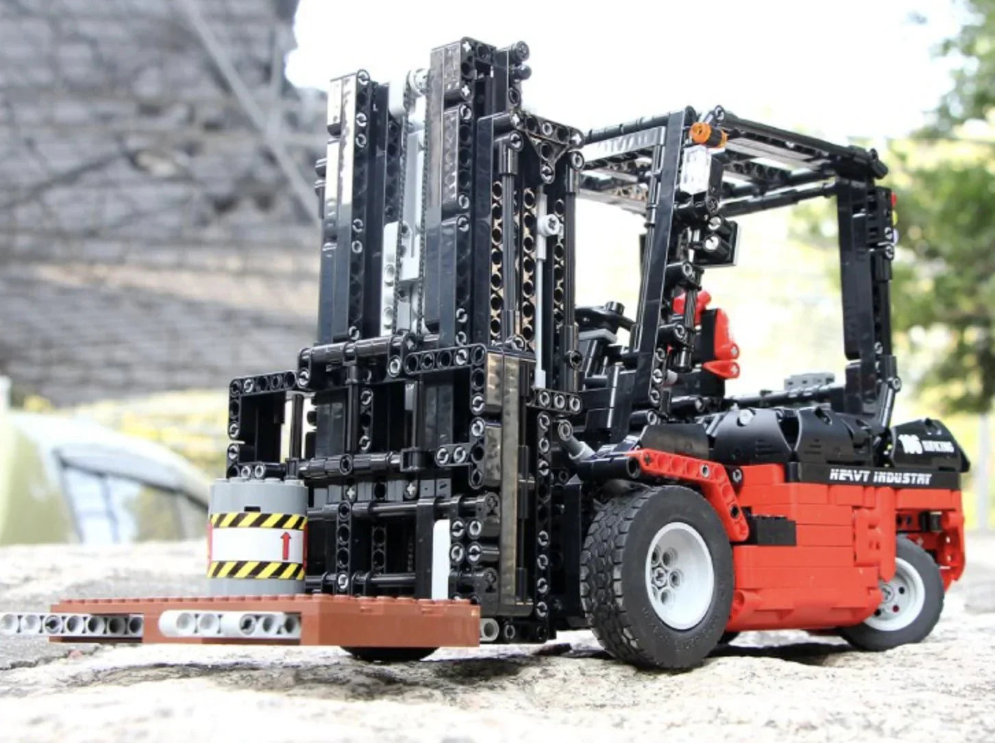 RC Industrial Forklift - Building Set | Power Brickz