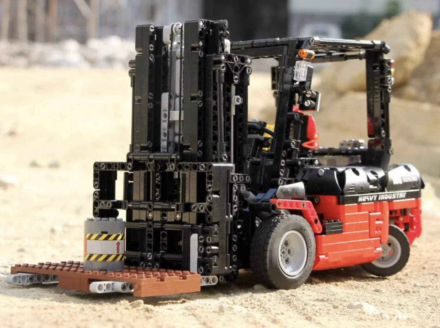 RC Industrial Forklift - Building Set | Power Brickz