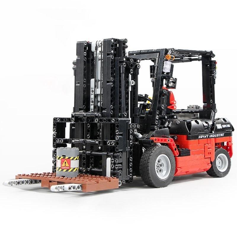 RC Industrial Forklift - Building Set | Power Brickz