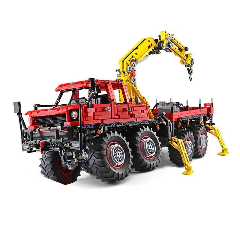 RC Logging Truck - Building Blocks Set | Power Brickz