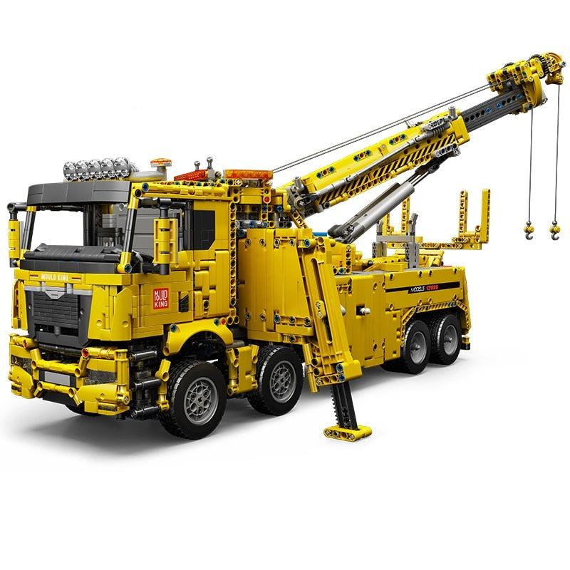 RC Rescue Utility Truck - Building Blocks Set | Power Brickz