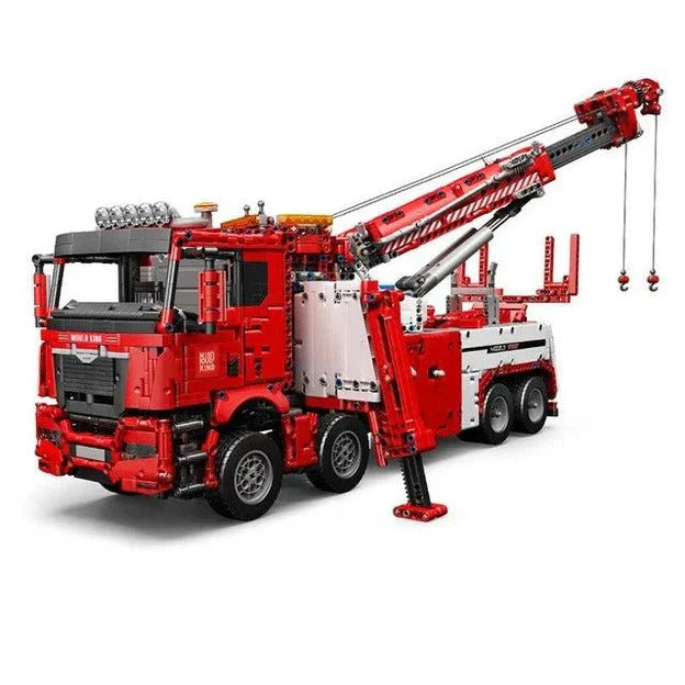 RC Rescue Utility Truck - Building Blocks Set | Power Brickz