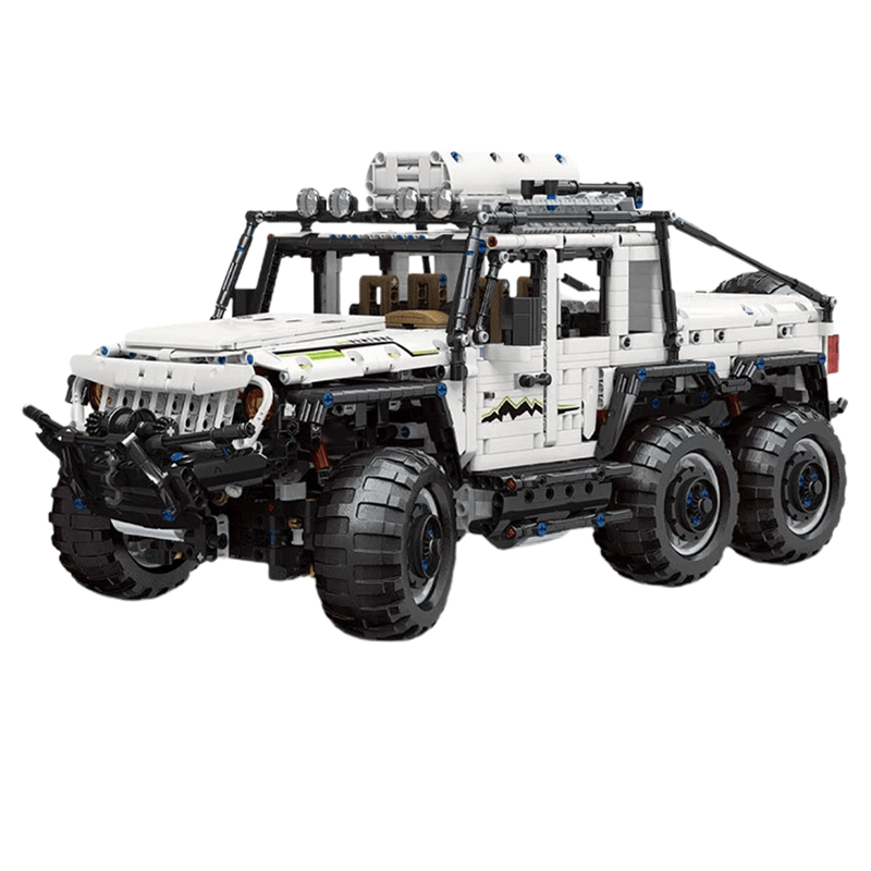 RC 6x6 Trail Truck - Building Blocks Set | Power Brickz