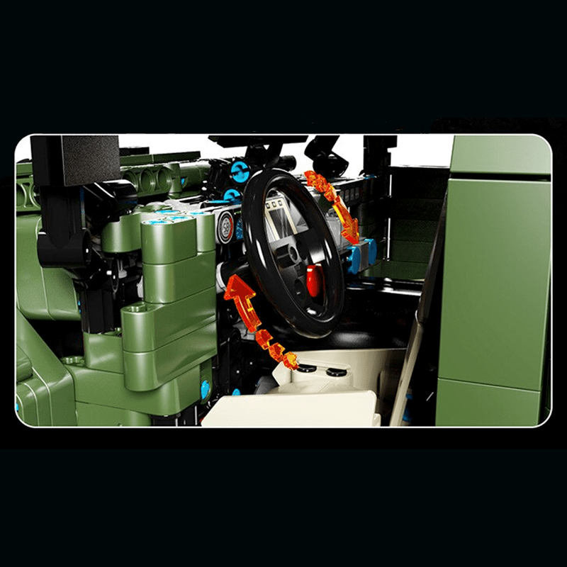 Remote Controlled Armoured Raid Vehicle - Building Set | Power Brickz