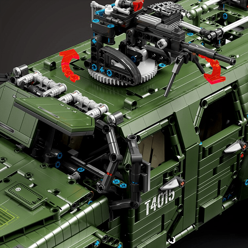 Remote Controlled Armoured Raid Vehicle - Building Set | Power Brickz