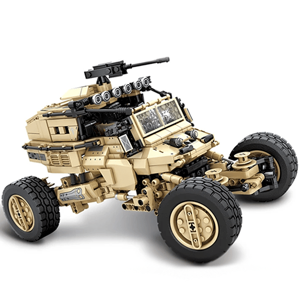 Remote Controlled Army Buggy - Building Set | Power Brickz