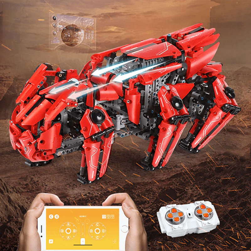Remote Controlled Battle Hexapod - Building Set | Power Brickz