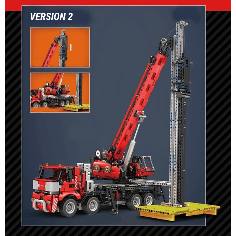 RC Mobile Crane - Building Set | Power Brickz