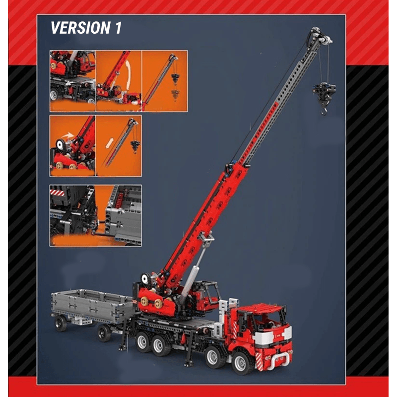 RC Mobile Crane - Building Set | Power Brickz