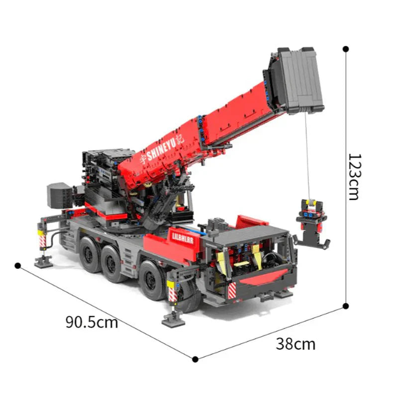 RC Mobile Crane - Building Set | Power Brickz