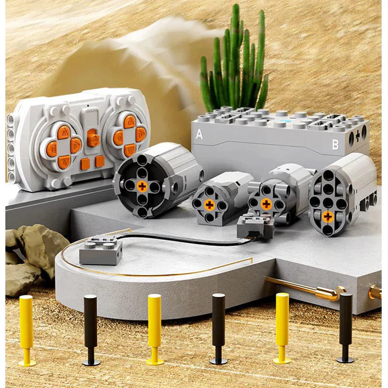 RC Heavy-Duty Excavator - Building Set | Power Brickz