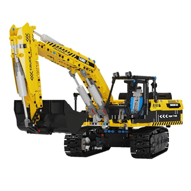 RC Heavy-Duty Excavator - Building Set | Power Brickz