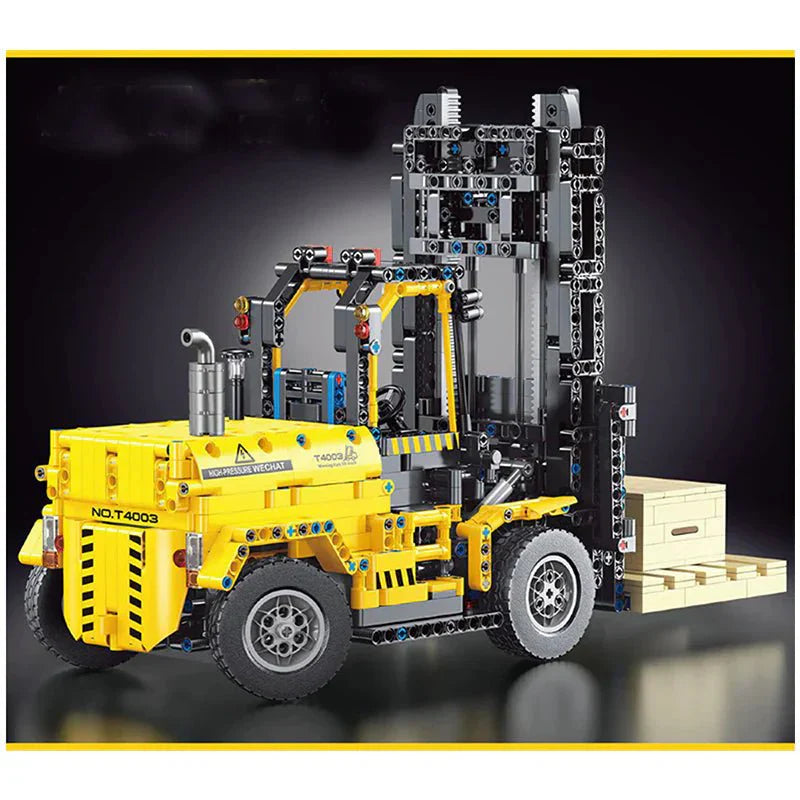 RC Industrial Forklift - Building Set | Power Brickz