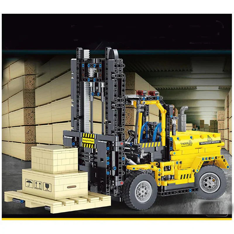 RC Industrial Forklift - Building Set | Power Brickz
