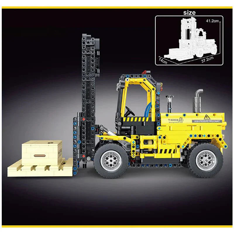 RC Industrial Forklift - Building Set | Power Brickz