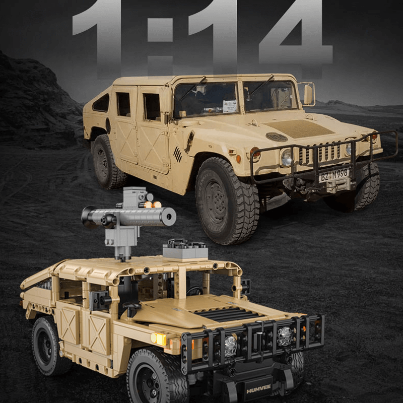 Remote Controlled Hummer H2 - Building Set | Power Brickz