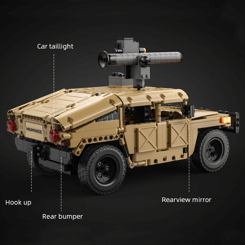 Remote Controlled Hummer H2 - Building Set | Power Brickz