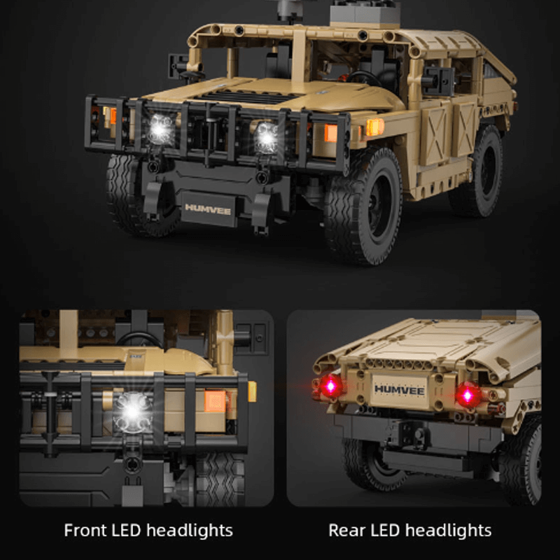 Remote Controlled Hummer H2 - Building Set | Power Brickz