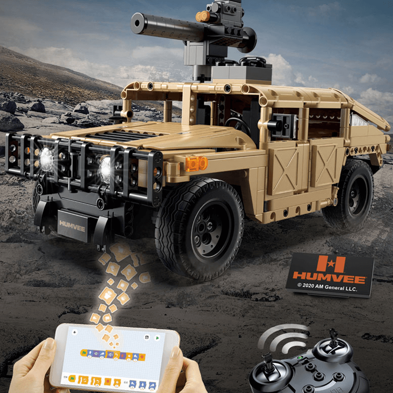 Remote Controlled Hummer H2 - Building Set | Power Brickz