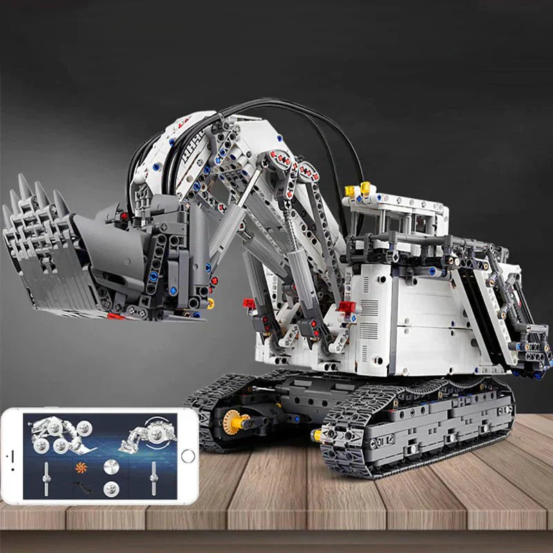 RC Heavy-Duty Wheel Loader - Building Set | Power Brickz